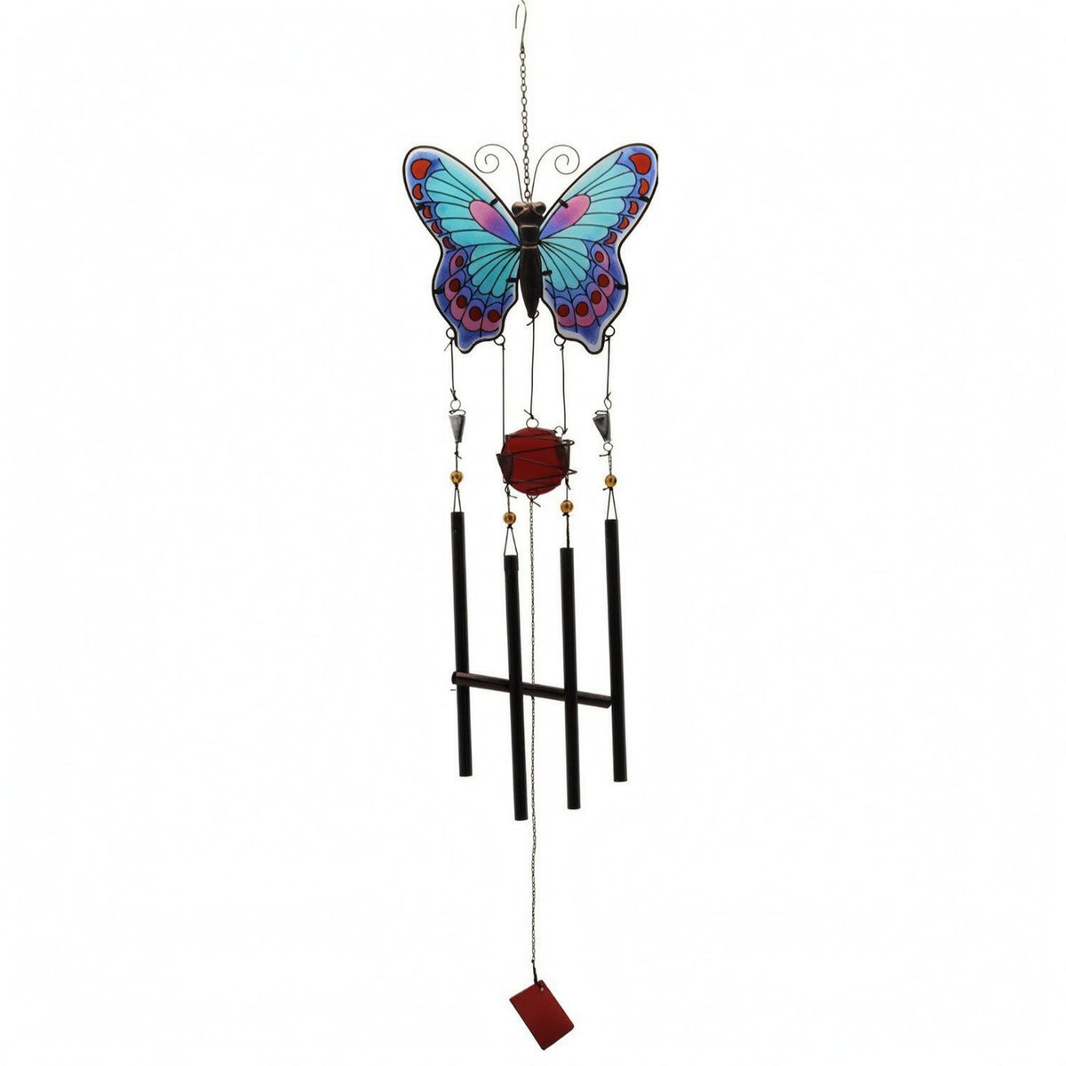 Butterfly Wind Chime Easy to Hang Home Decor Decorative for Courtyard, Indoor