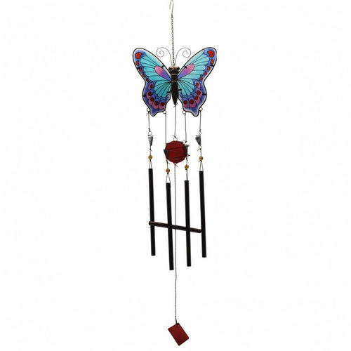 Butterfly Wind Chime Easy to Hang Home Decor Decorative for Courtyard, Indoor