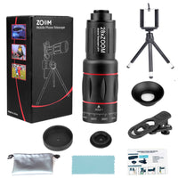 Phone Telephoto Lens Kit Black Mobile Accessory Portable