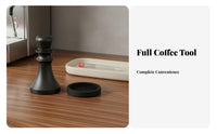 3 Pieces Coffee Pointed Distributor and Tamper Set Reduces Uneven Flow Coffee Tamper and Distributor Set for Cafe