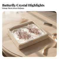 2 Pieces Rosy Fairy Hair Barrette S Sweet Design Wedding Fairy Hairpins Feather Hair Barrette Elegant Design for Weddings