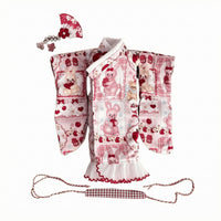Doll Kimono Waist Sash Doll Kimono Set Tie Closure