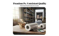 PE Stretch Film Roll Leak-Resistant Self-Adhering Wrapping Film Stretch Wrap Roll High Clearness Clear Cling Wrap Tear-Resistant