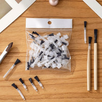 50 Pieces Replacement Nail Brush Head Salon-Grade Applicator Sturdy