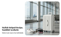 Hardside Carry-on Lightweight Design Ribbed Hardside for Airport