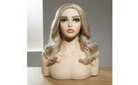 Hairpiece Display Head PVC Mannequin Head Bust Shoulder Design for Beauty Salon