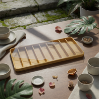 Watch Strap Storage Box Bamboo Wood Watch Strap Organizer Visible Window