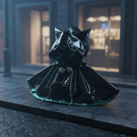 OB11 Cat Ear Cloak Chain Clasp Feature 1/12 Scale Doll Cloak
