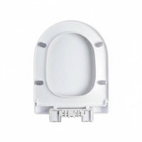 Toilet Seat with Cover Non-Slip gentle-close Seat and Lid Quick quick-release for Hotel