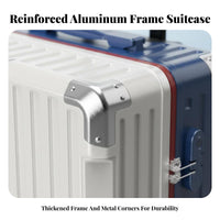 Hardside Roller Bag Long-Lasting Luggage Reinforced Corners for Men, Students