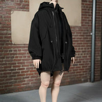 1/6 Scale Clothes Functional Fastener 1/6 Scale Doll Jacket Doll Outerwear Adjustable Drawstrings BJD Utility Jacket Soft