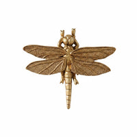 Dragonfly Wall Hanging Textured Wing Panels Resin Dragonfly Sculpted Head
