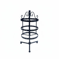 Rotating Earring Stand Detachable Multi-Tier Jewelry Stand Space Saving