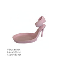 High Heel Jewelry Tray PLA Material High Heel Trinket Dish for Dressing Table