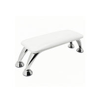Pedicure Hand Rest Cushion Stainless Steel Legs Manicure Hand Rest Padded Top