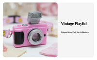 BJD Camera Accessory Realistic Design Miniature Doll Camera Detailed for Hobbyists, Dollhouse