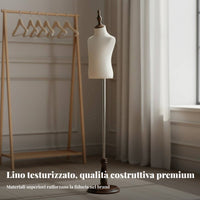 Half Body Kids Mannequin Lightweight Kids Half Body Mannequin Easy Assembly
