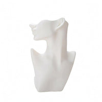 Jewelry Display Bust Lightweight Half-Face Mannequin Bust Long-Lasting