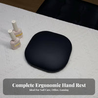 Soft & Comfortable Manicure Hand Rest Pillow Ergonomic Design Nail Art Elbow Pillow Multi-Functional for Office Workers, Gamers, Home, Desk