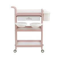 Rolling Utility Cart with Drawer Versatile for Hairstylists