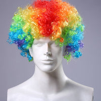 Clown Costume Set Curly Hair Polka Dot Clown Outfit Comfortable for Cosplayers