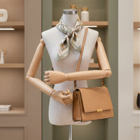 Mannequin Torso with Wooden Arms Linen Textured Mannequin Torso with Arms Stable Cloth Covered Dress Form for Boutique
