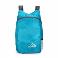Outdoor Foldable Backpack, Lightweight Skin Pack, Water-Resistant, Large Capacity, Adjustable Straps, Unisex