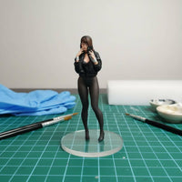 Selfie Girl Miniature Meticulous Workmanship Black Stockings Figurine