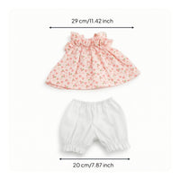 Doll Dress with Bloomers Sleeveless 60cm Doll Clothes Ruffled for Shelf Display