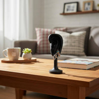 Ear Shaped Display Stand Long-Lasting Ear Stud Display Prop Soft Surface