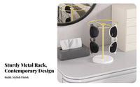 Space-Saving Tabletop Glasses Display Stable Construction Metal Countertop Eyewear Holder High Capacity for Boutique Owners, Vanity Table
