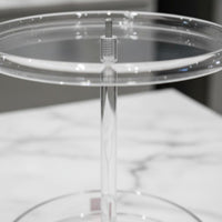 Jewelry Display Transparent Acrylic Earring Holder Stand Multi-Tier for Bedroom