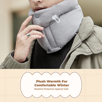 Windproof Neck Warmer, Thermal Scarf, Winter, Men