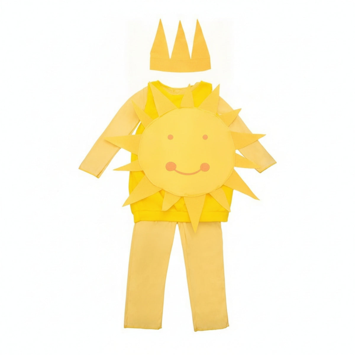 Sun Costume Outfit Soft Material Dress-up Clothing Matching Pants for Parties