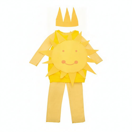 Sun Costume Outfit Soft Material Dress-up Clothing Matching Pants for Parties