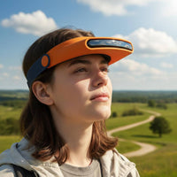 Bladeless Head Fan USB Powered Personal Gear Blocking for Outdoor, Women, Men