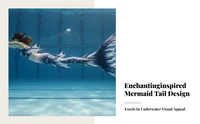 UPF 50+ Mermaid Swimsuit, Pool