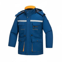 Insulated Winter Work Parka Anti-Static Cold Weather Work Coat Thickened for Men