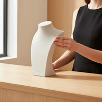Necklace Display Bust Stable Base Necklace Bust Stand Mannequin Neck Stand Abrasion Protection Neckpiece Display Model