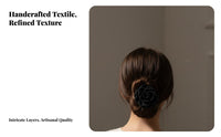 Floral Flower Hair Grip French Design Floral Hair Grip Large Flower Jaw Grip Elegant Design Statement Piece for Women