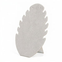Layered Leaf Edge Shaped Necklace Stand Easy to Set up Home Decor