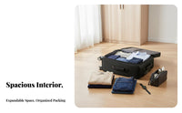 Soft-Sided Suitcase Expandable Softside Luggage for Vacationers
