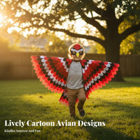 avian feather cape ignites creativity creature Costume Easy to Wear for celebration gathering