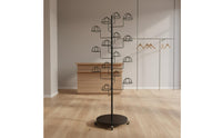 Floor Standing Hat Stand Rust-Resistant Multi-Tier Hat Display Stand Hairpiece Display Stand Strong Load-Bearing for Boutique