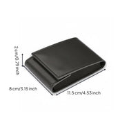 PU Leather Watch Box Lightweight Single Watch Travel Case Scuff-Resistant Resistant Soft Microfiber Lining for Travelers