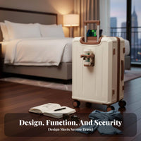 Rigid-shell hand luggage Combination Lock Rigid-shell hand luggage for Vacationers