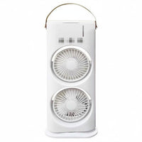 Oscillating Function USB Air Cooler Humidifier 3 Speed Settings Portable Misting Fan Compact Design for Office, Bedroom, Dorm Room