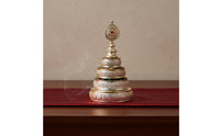 Mandala Offering Plate Stable Base Copper Alloy Mandala Ceremonial Supplies Easy to Clean Religious Supply Versatile Use