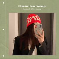 Knit Winter Hat, Double Layer, Warm Soft