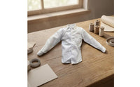 1/6 Scale Doll Shirt Pointed Collar Toy Clothing Plain Design